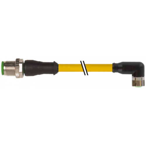 7000-40601-0100030 M12 male 0° / M8 female 90° A-cod.