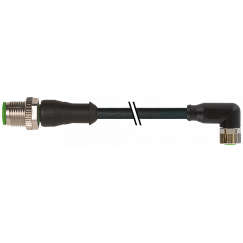 7000-40601-6100400 M12 male 0° / M8 female 90° A-cod.
