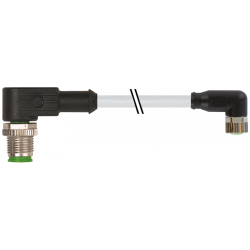 7000-40681-2100030 M12 male 90° / M8 female 90° A-cod.
