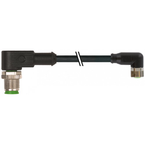 7000-40681-6100030 M12 male 90° / M8 female 90° A-cod.
