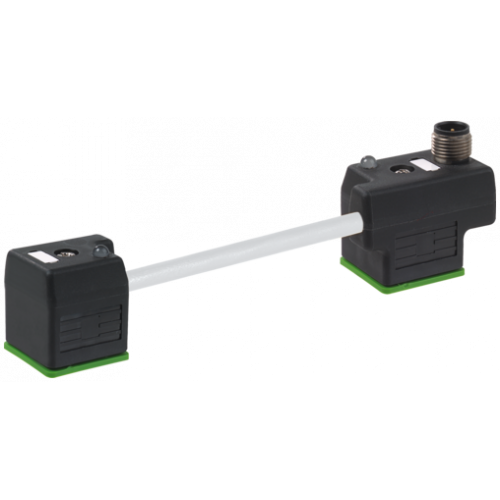 7000-41541-2160000 M12 male on top A-cod. / MSUD double valve A-18mm