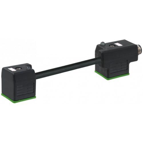7000-41581-6160000 M12 male on back A-cod. / MSUD double valve A-18mm
