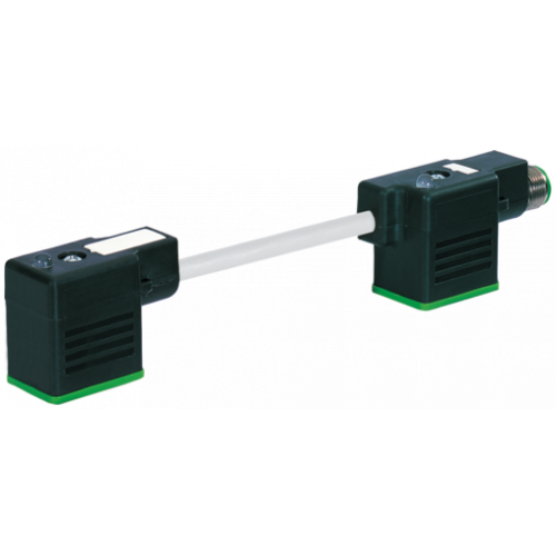 7000-41801-2160000 M12male on back A-cod. / MSUD double valve BI-11mm