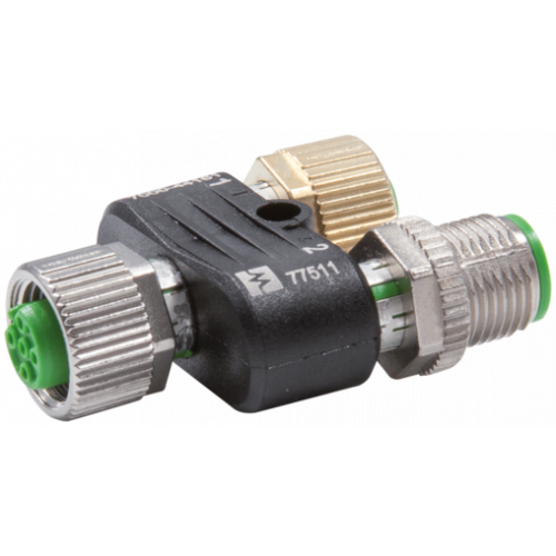 7000-44161-0000000 T-coupler M12 female / M12 male - female PROFIBUS