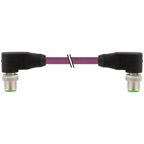 7000-44561-7980150 M12 male 90° / M12 male 90° D-cod. shielded