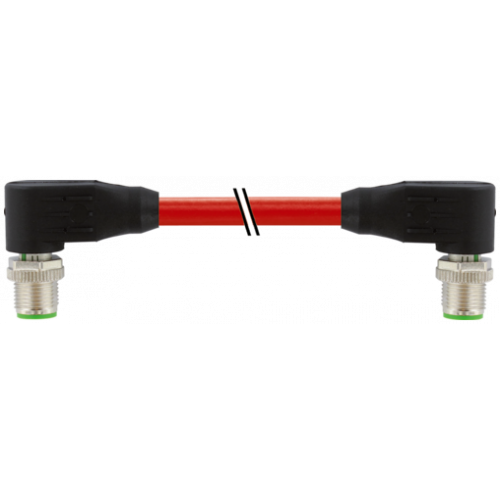 7000-44561-7920100 M12 male 90° / M12 male 90° D-cod. shielded