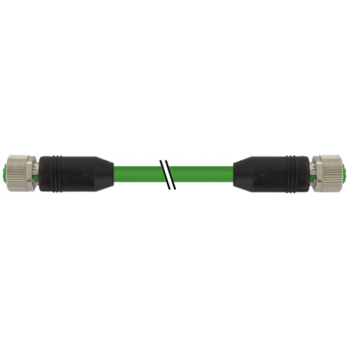 7000-44601-7930450 M12 female 0° / M12 female 0° D-cod. shielded