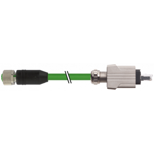7000-44625-7930100 M12 fem. 0° D-cod./RJ45 Push Pull 0° shielded AIDA