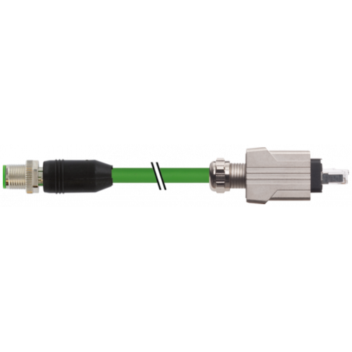 7000-44715-7930040 M12 male 0° D-cod./RJ45 Push Pull 0° shielded AIDA