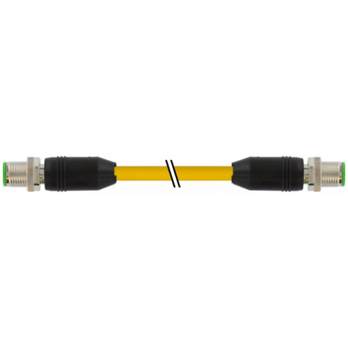 7000-44511-6750030 M12 male 0° / M12 male 0° D-cod. shielded