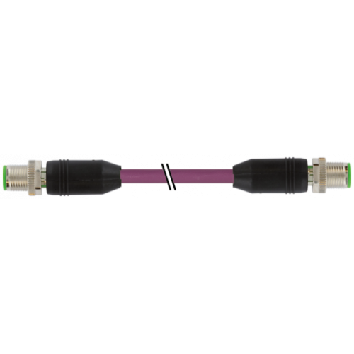 7000-44511-7980500 M12 male 0° / M12 male 0° D-cod. shielded