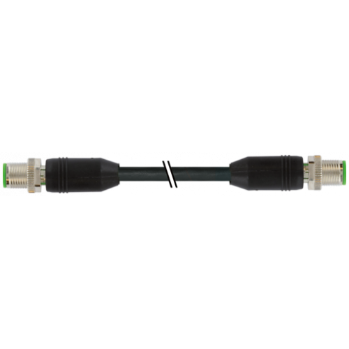 7080-44511-R640150 M12 male 0° / M12 male 0° D-cod. shielded