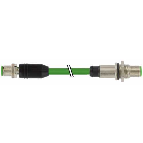 7000-47201-8310100 M12 male 0°/ M12 male recept. Y-cod. shielded rear