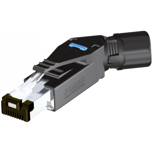 7000-74021-0000000 RJ45 professional male 45° 4 pol. shielded