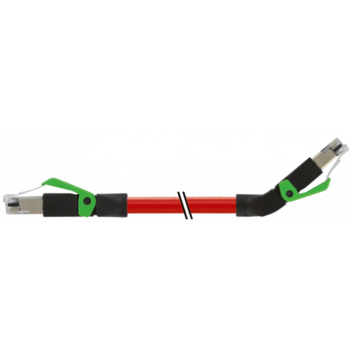 7000-74321-7920150 RJ45 male 0° / RJ45 male 45° up shielded