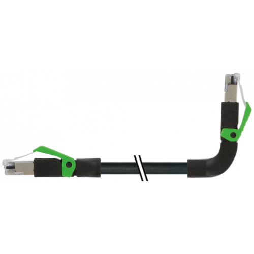 7000-74327-8510100 RJ45 male 0° / RJ45 male 90° up shielded