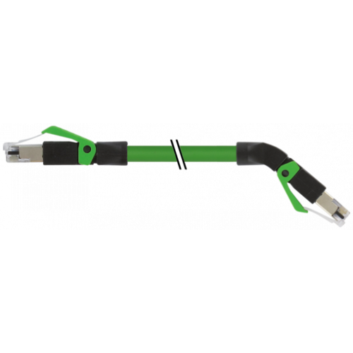 7000-74341-7930500 RJ45 male 0° / RJ45 male 45° down shielded