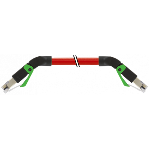 7000-74481-7920150 RJ45 male 45° down / RJ45 male 45° down shielded