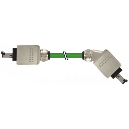 7000-74661-7960030 RJ45 PushPull male 0°/RJ45 Push Pull male 45° AIDA