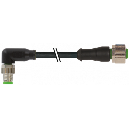 7000-88311-6110030 M8 male 90° / M12 female 0° A-cod.