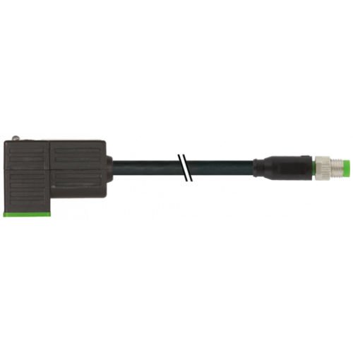 7000-88415-6330120 M8 male 0° A-cod. / MSUD valve plug CI-9.4mm small