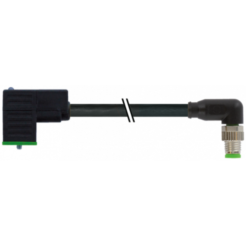 7000-88491-6330030 M8 male 90° A-cod./ MSUD valve plug CI-9.4mm small