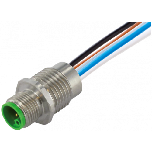 7000-P3281-9880020 M12 Power male recept. K-cod. front