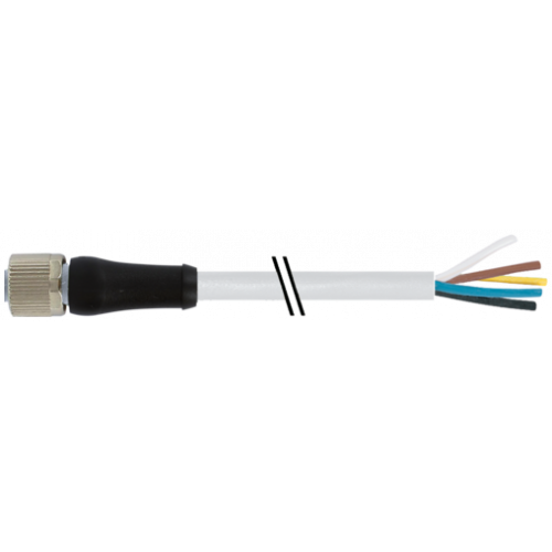 7000-P4221-9663000 M12 Power female 0° L-cod. with cable