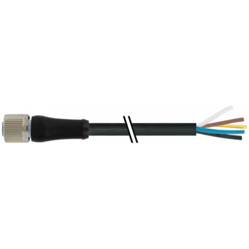 7000-P4221-P040100 M12 Power female 0° L-cod. with cable