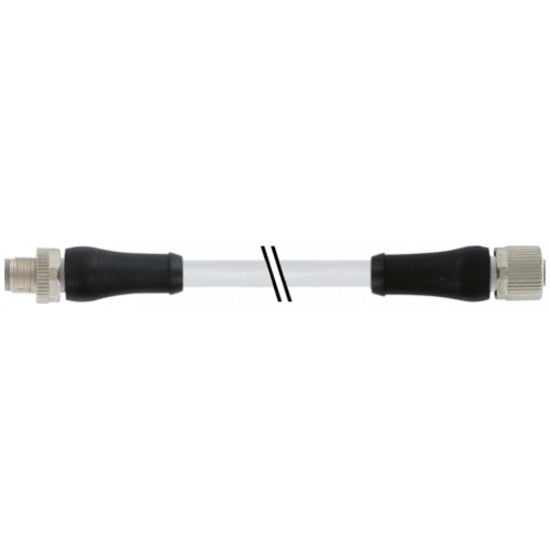 7000-P4241-9660030 M12 Power male 0° / female 0° L-cod.