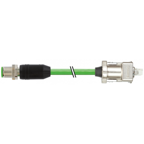 7000-SS621-8800060 M12 male 0° Y-cod. shielded / Drive Cliq IP67