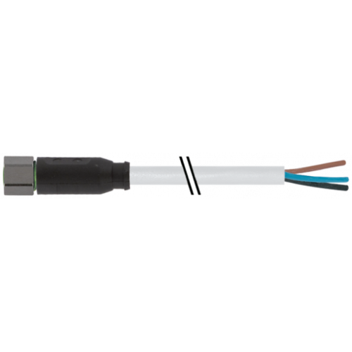 7004-08041-2200250 M8 female 0° A-cod. with cable V4A