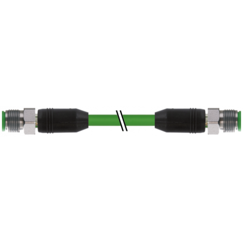 7004-44511-7940080 M12 male 0° / M12 male 0° D-cod. shielded V4A