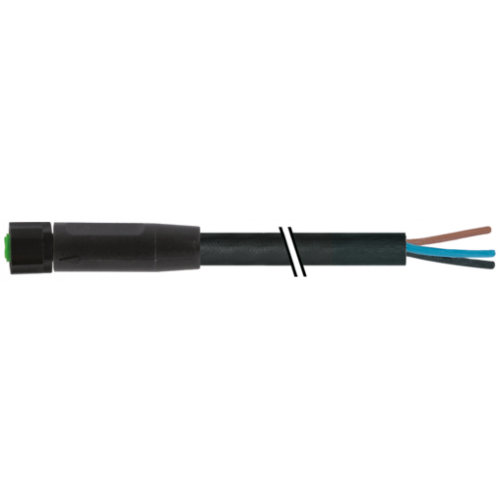 7005-08041-6200150 M8 female 0° A-cod. with cable Lite