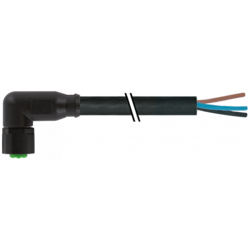 7005-08081-6200150 M8 female 90° A-cod. with cable Lite