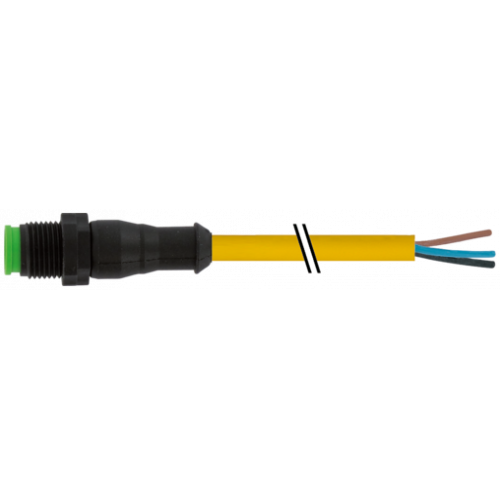 7005-12001-0230500 M12 male 0° A-cod. with cable Lite