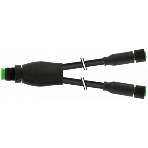 7005-40701-6230080 Y-Distributor M12 male / M12 female 0° A-cod. Lite