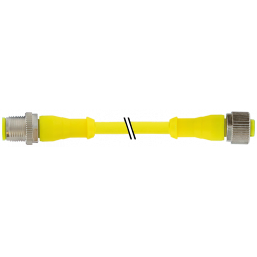 7030-40041-0350030 M12 male 0° / M12 female 0° A-cod. AIDA