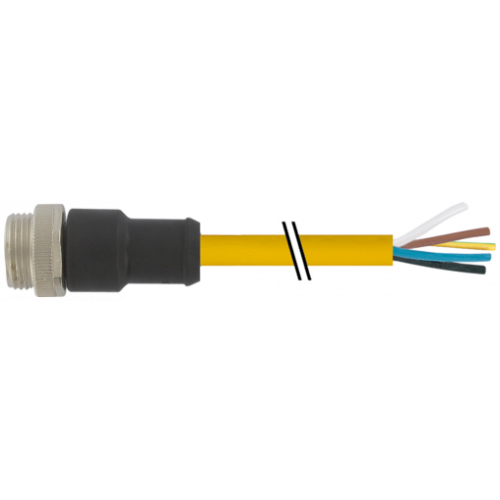 7700-A4001-U1C0150 Mini (7/8) 4 pole, Male (Ext.) 0° w/ Cable