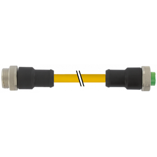 7700-A3A01-U1B0150 Mini (7/8) 3 pole, Male (Ext.) Straight/Female Straight,