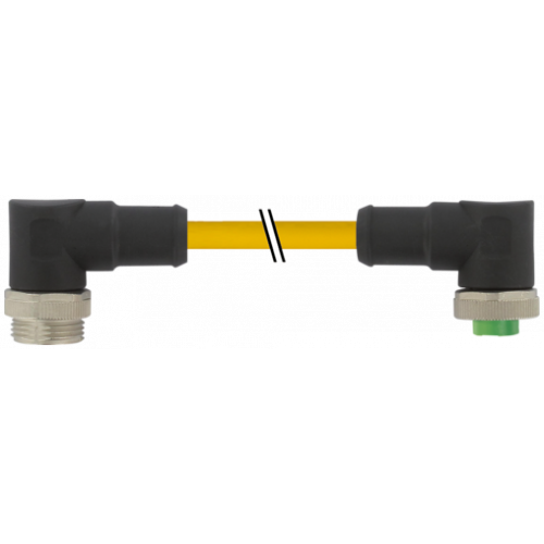 7700-A3A31-U1B0150 Mini (7/8) 3 pole, Male (Ext.) 90°/Female 90°