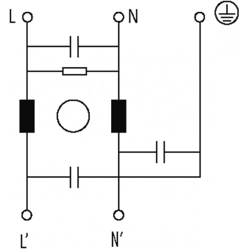 10415 MEF EMC-FILTER 1-PHASE 1-STAGE