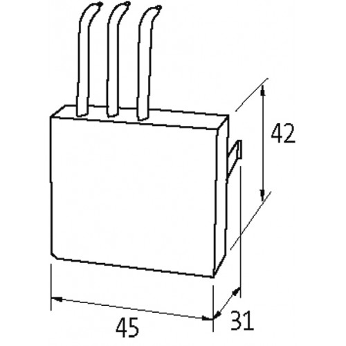9126183 SUPPRESSOR FOR SIEMENS CONTACTOR S00 MOTOR