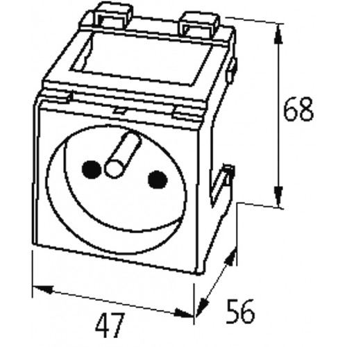 4000-72000-3010000 MODLINK MSVD CABINET POWER OUTLETS