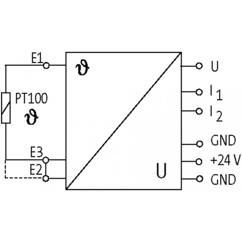 44331 MIRO TEMP. CONVERTER PT100 - 2/3-LEAD METHOD