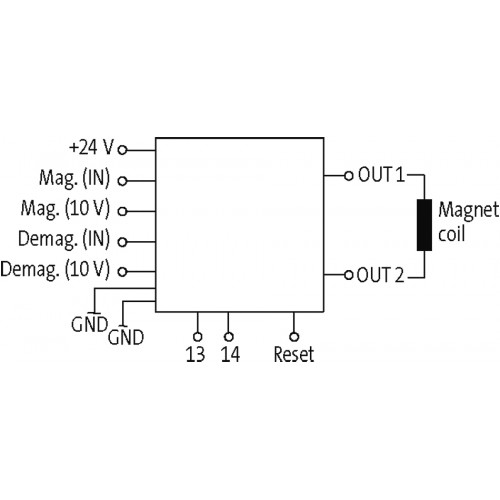 446142 DEMAGNETIZER WITH ALARM CONTACT