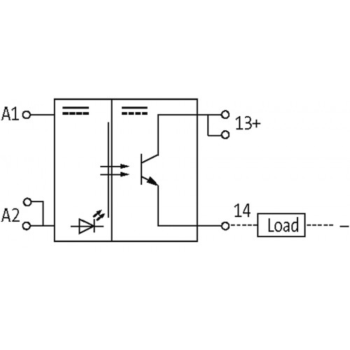 50044 AMS 10-43/5 OPTO-COUPLER MODULE