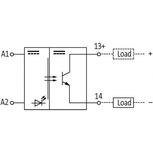 50070 AMMS 10-44/2 A OPTO-COUPLER MODULE