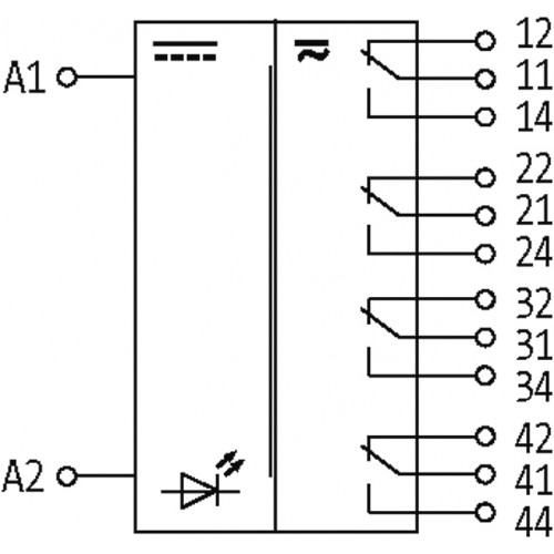 516001 RM 14/24VDC INPUT RELAY