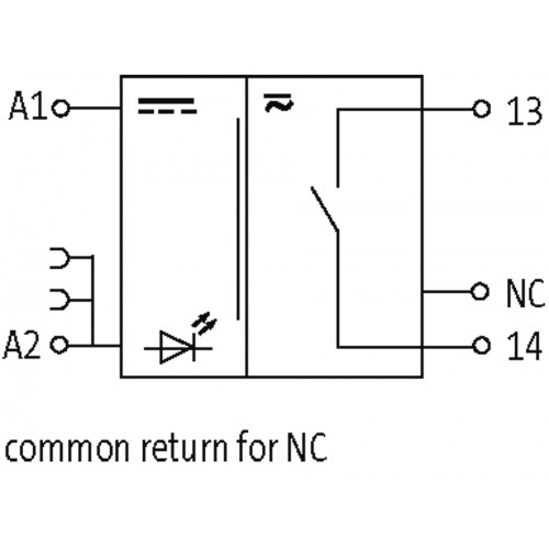 6652006 MIRO 6,2-1OUTPUT-REL.24VDC-1S-FK(5P)